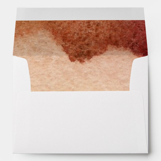 Abstract watercolor hand painted background 3 envelope (Back (Bottom))