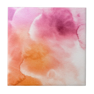 Abstract watercolor hand painted background 3 tile