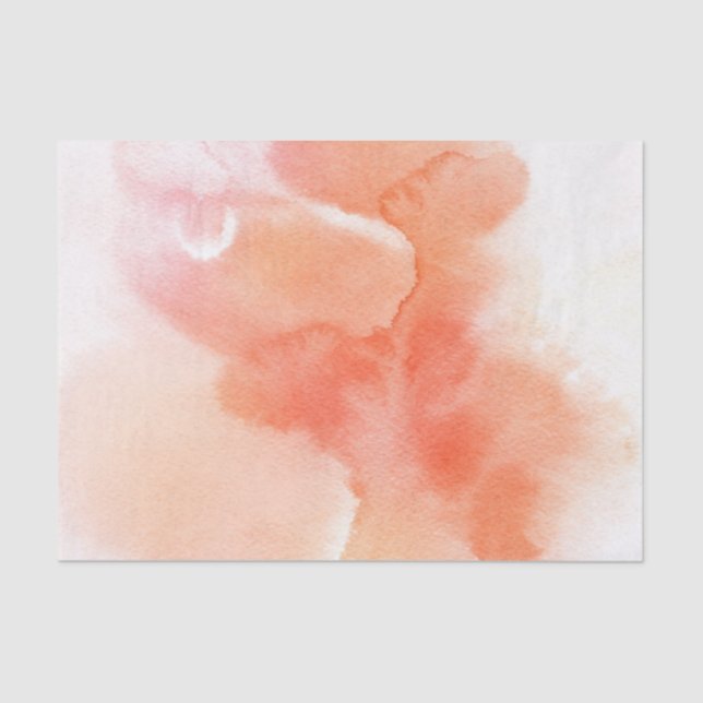 Abstract watercolor hand painted background 3 tissue paper (Front)