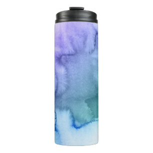 Abstract watercolor hand painted background 6 2 thermal tumbler