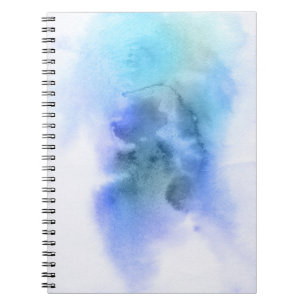 Abstract watercolor hand painted background 9 notebook