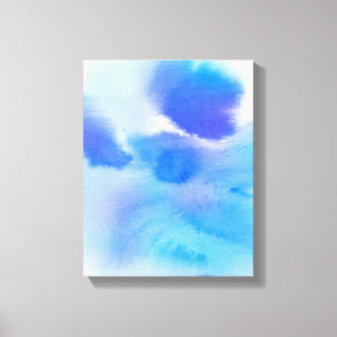 Abstract watercolor hand painted background. canvas print