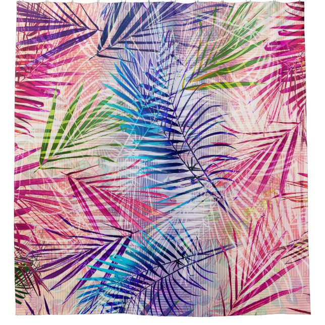 Abstract Watercolor Leaves Allover Pattern (Front)