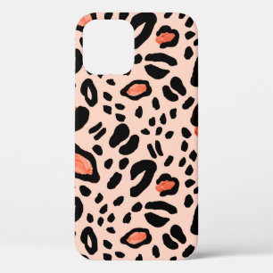 Abstract watercolor leopard. Animal print pattern iPhone 12 Case