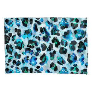 Abstract Watercolor Leopard Skin Pattern Pillowcase
