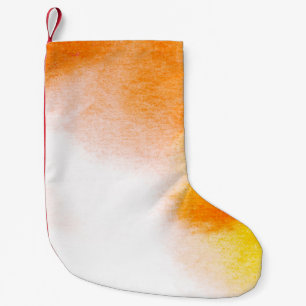 Abstract watercolor luxury fluid art painting. han small christmas stocking
