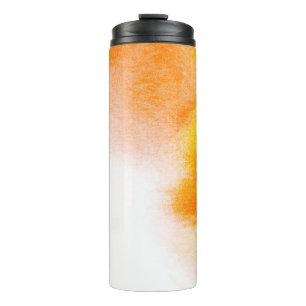 Abstract watercolor luxury fluid art painting. han thermal tumbler