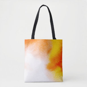 Abstract watercolor luxury fluid art painting. han tote bag