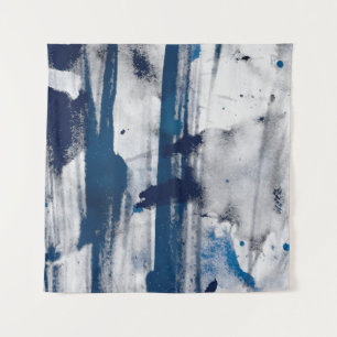 Abstract watercolor on paper. Colourful art textur Tapestry