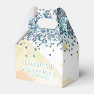 Abstract Watercolor Painting Paint Party Favor Box