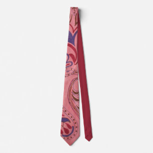 Abstract, watercolor, paisley tie