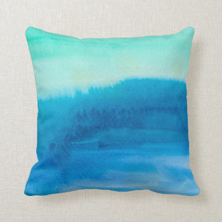 Abstract Watercolor Pillow