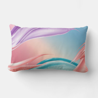 Abstract Watercolor Pillow with Pastel pillow