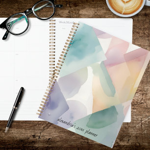 Abstract Watercolor  Planner