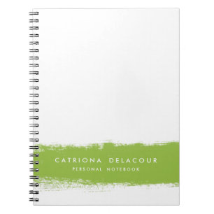 Abstract Watercolor Splash Personalized Notebook