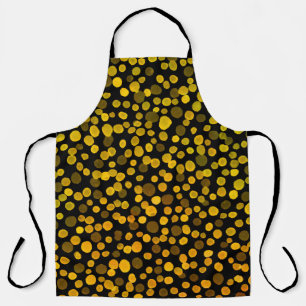 Abstract watercolor spots apron