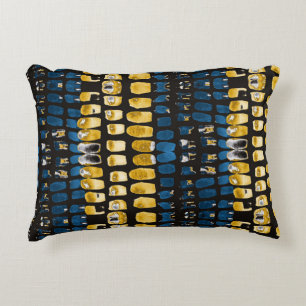 Abstract Watercolor Spots: Creative Seamless Accent Pillow