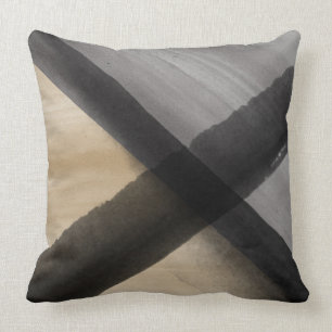 Abstract Watercolor Throw Pillow