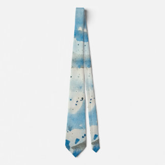 abstract watercolor tie