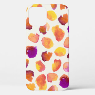 Abstract Watercolor Vintage Seamless Illustration iPhone 12 Case