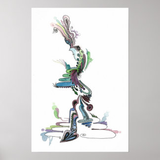 Abstract Watercolour Poster # 16