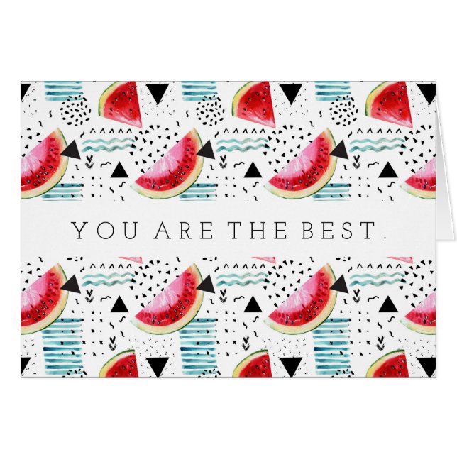 Abstract Watermelon Pattern (Front Horizontal)