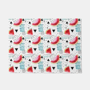 Abstract Watermelon Pattern Doormat