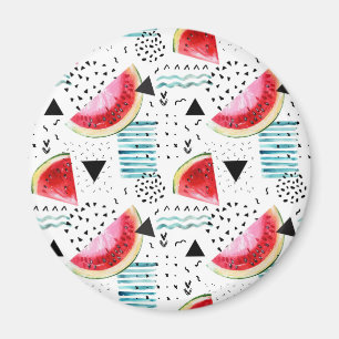 Abstract Watermelon Pattern Magnet