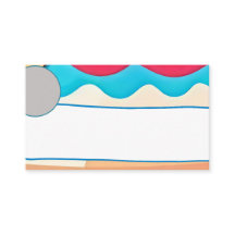 Abstract Wave Blank Card