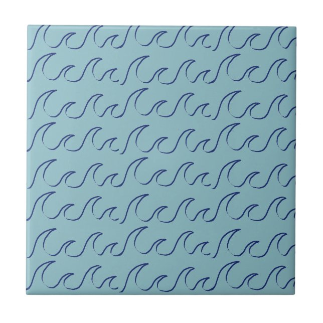 Abstract Wave Tile (Front)
