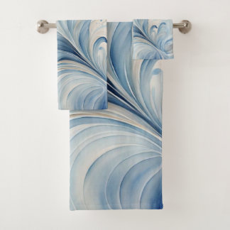 Abstract Waves 4 Bath Towels