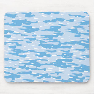 Abstract Waves Background Mouse Pad