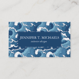 Abstract Waves Business Card