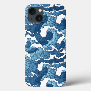 Abstract Waves iPhone 13 Case