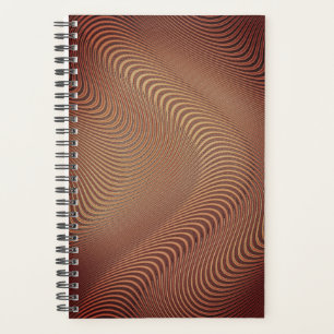 Abstract Wavy Art Planner