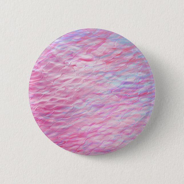 Abstract wavy pattern 2 inch round button (Front)