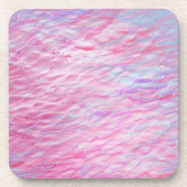 Abstract wavy pattern coaster (Front)