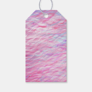 Abstract wavy pattern gift tags