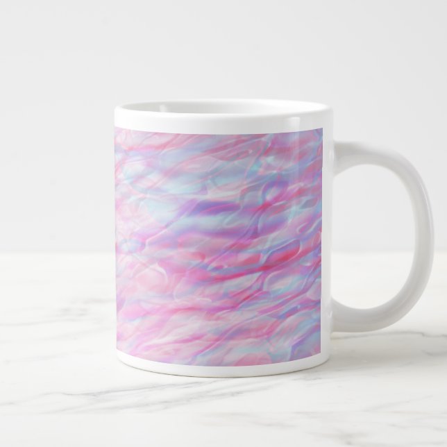 Abstract wavy pattern large coffee mug (Right)