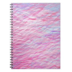 Abstract wavy pattern notebook