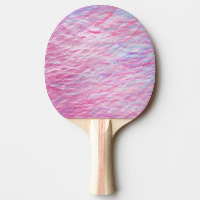 Abstract wavy pattern ping pong paddle (Front)