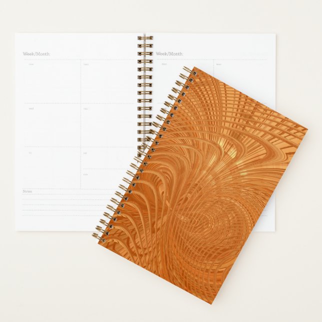 Abstract Wavy Striped Pattern Lines 01 Planner (Display)