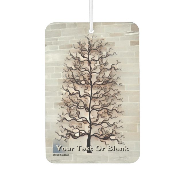 Abstract Wavy Tree Air Freshener (Front)