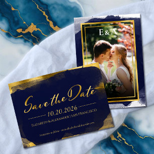 Abstract Wedding Save the Date Invitations   Photo