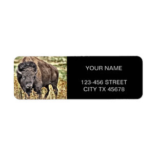Abstract Western Buffalo