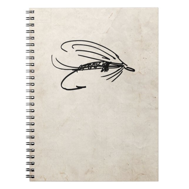 Abstract Wet Fly Lure Notebook (Front)