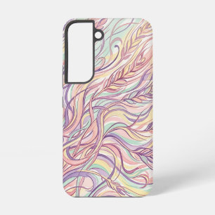 Abstract Wheat Field Pastel Samsung Cases