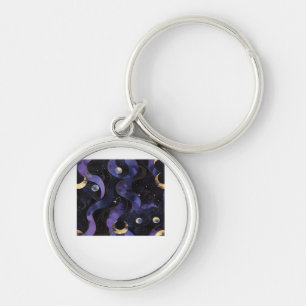 Abstract Whimsigoth Pattern Classic Keychain