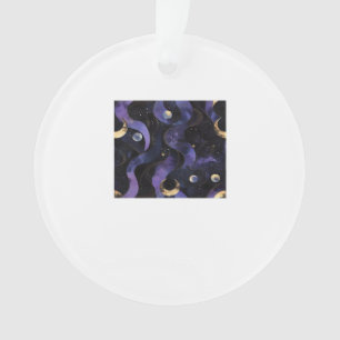 Abstract Whimsigoth Pattern Classic Ornament