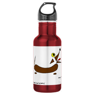 Abstract Wiener Dog 532 Ml Water Bottle